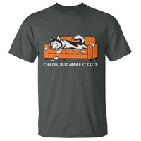 Mischievous Husky Owner Gift T Shirt Chaos But Make It Cute