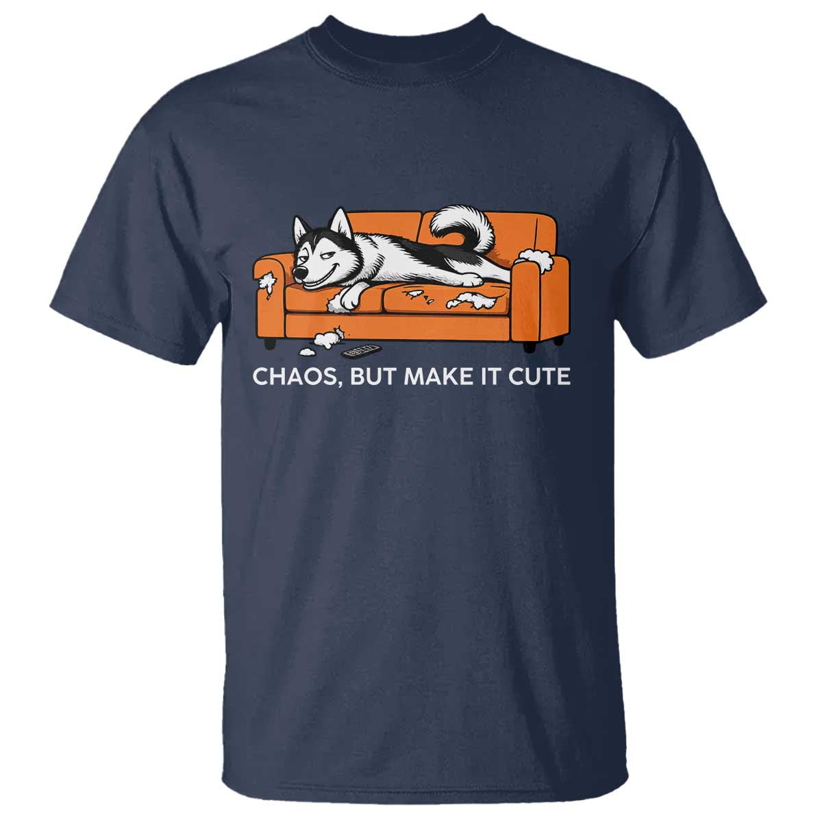 Mischievous Husky Owner Gift T Shirt Chaos But Make It Cute