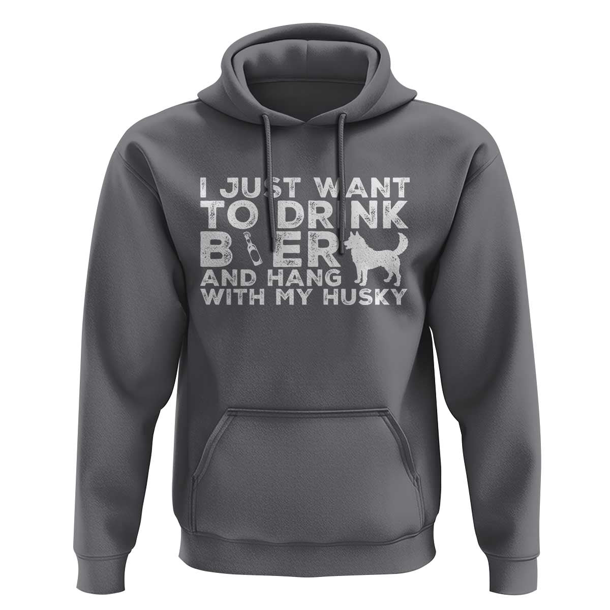 Drink Beer And Hang With My Husky Hoodie Funny Dog Lover