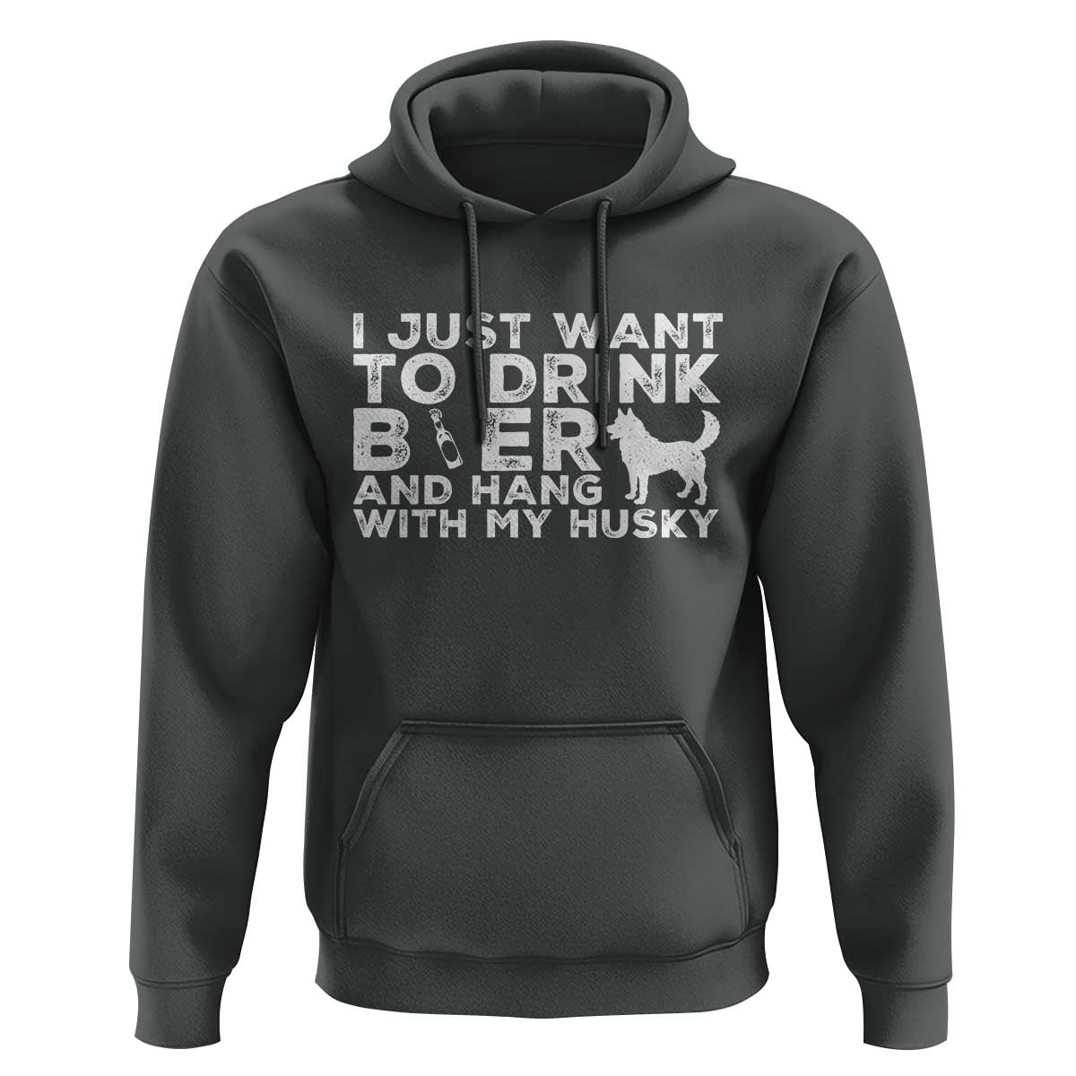 Drink Beer And Hang With My Husky Hoodie Funny Dog Lover