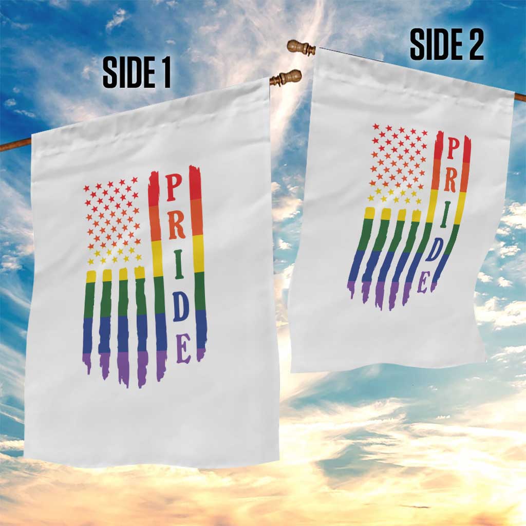 Pride Month Rainbow Flag Graphic Garden Flag Lesbian Gay LGBT America Flag
