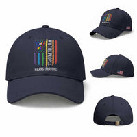 Patriotic Rainbow Pride American Eagle Baseball Cap We The People LGBT Pride