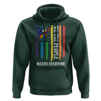 Patriotic Rainbow Pride American Eagle Hoodie We The People LGBT Pride