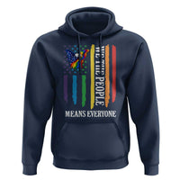 Patriotic Rainbow Pride American Eagle Hoodie We The People LGBT Pride