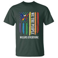Patriotic Rainbow Pride American Eagle T Shirt We The People LGBT Pride