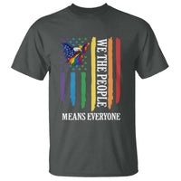 Patriotic Rainbow Pride American Eagle T Shirt We The People LGBT Pride