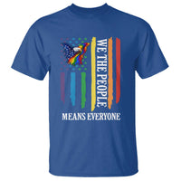 Patriotic Rainbow Pride American Eagle T Shirt We The People LGBT Pride