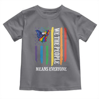 Patriotic Rainbow Pride American Eagle Toddler T Shirt We The People LGBT Pride