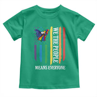 Patriotic Rainbow Pride American Eagle Toddler T Shirt We The People LGBT Pride