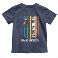 Patriotic Rainbow Pride American Eagle Toddler T Shirt We The People LGBT Pride