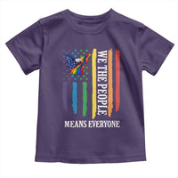 Patriotic Rainbow Pride American Eagle Toddler T Shirt We The People LGBT Pride