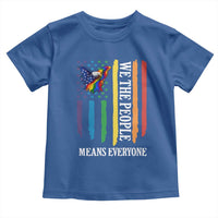 Patriotic Rainbow Pride American Eagle Toddler T Shirt We The People LGBT Pride