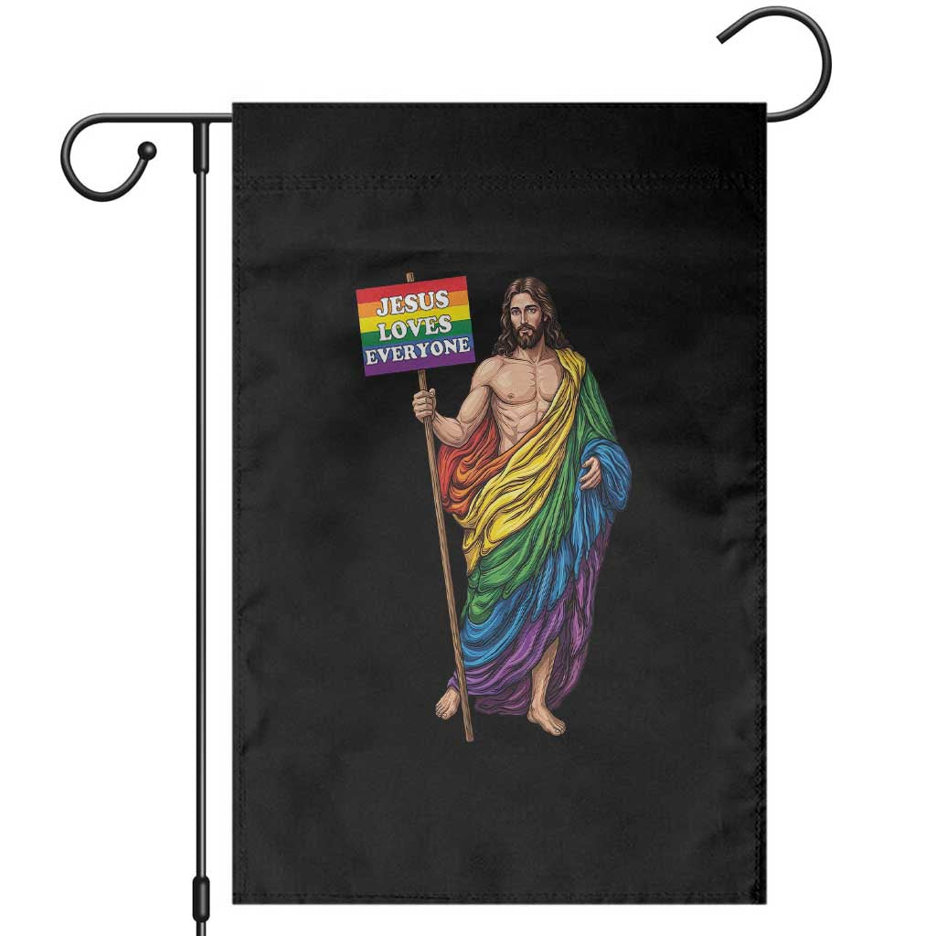 Christian LGBTQ Support Garden Flag Jesus Loves Everyone