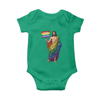 Christian LGBTQ Support Baby Onesie Jesus Loves Everyone
