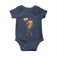 Christian LGBTQ Support Baby Onesie Jesus Loves Everyone