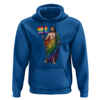 Christian LGBTQ Support Hoodie Jesus Loves Everyone