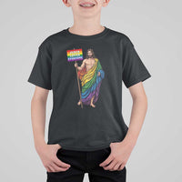 Christian LGBTQ Support T Shirt For Kid Jesus Loves Everyone