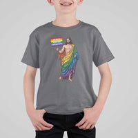 Christian LGBTQ Support T Shirt For Kid Jesus Loves Everyone