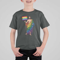Christian LGBTQ Support T Shirt For Kid Jesus Loves Everyone