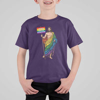 Christian LGBTQ Support T Shirt For Kid Jesus Loves Everyone