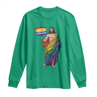 Christian LGBTQ Support Long Sleeve Shirt Jesus Loves Everyone