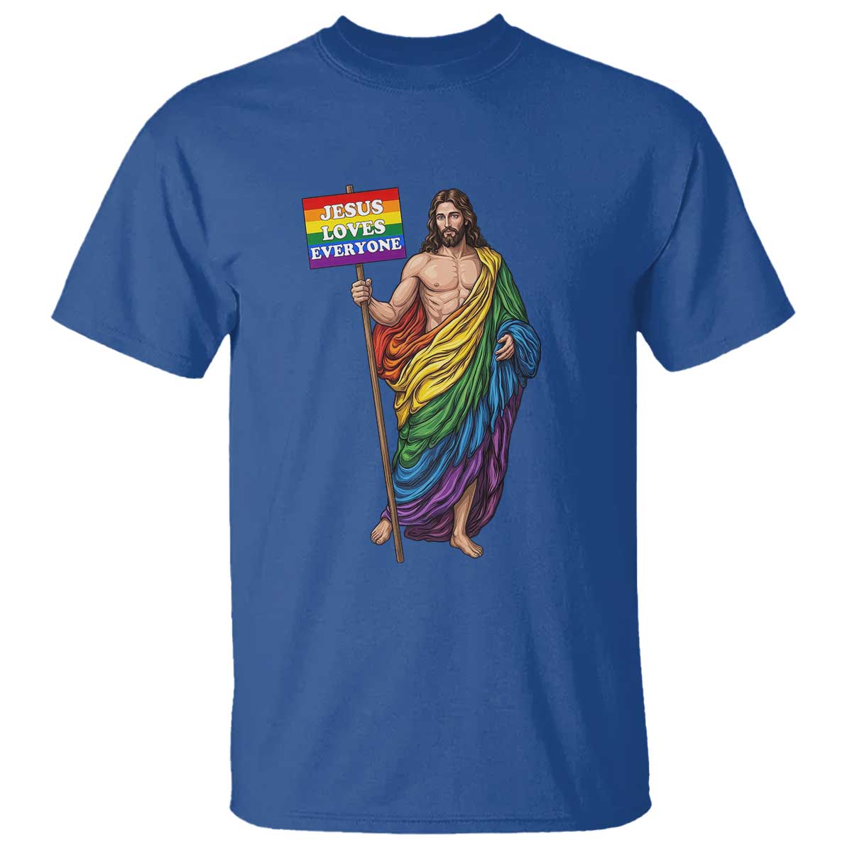 Christian LGBTQ Support T Shirt Jesus Loves Everyone