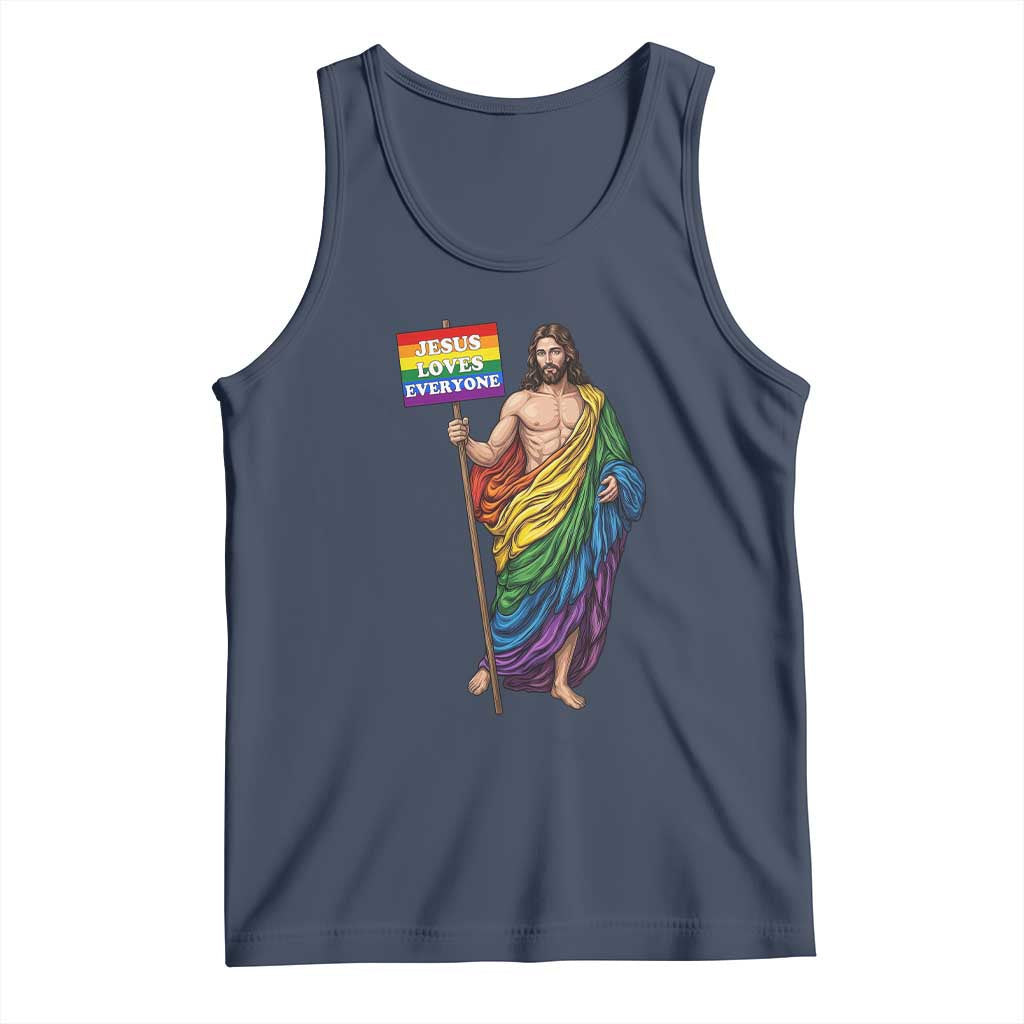 Christian LGBTQ Support Tank Top Jesus Loves Everyone
