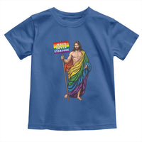 Christian LGBTQ Support Toddler T Shirt Jesus Loves Everyone