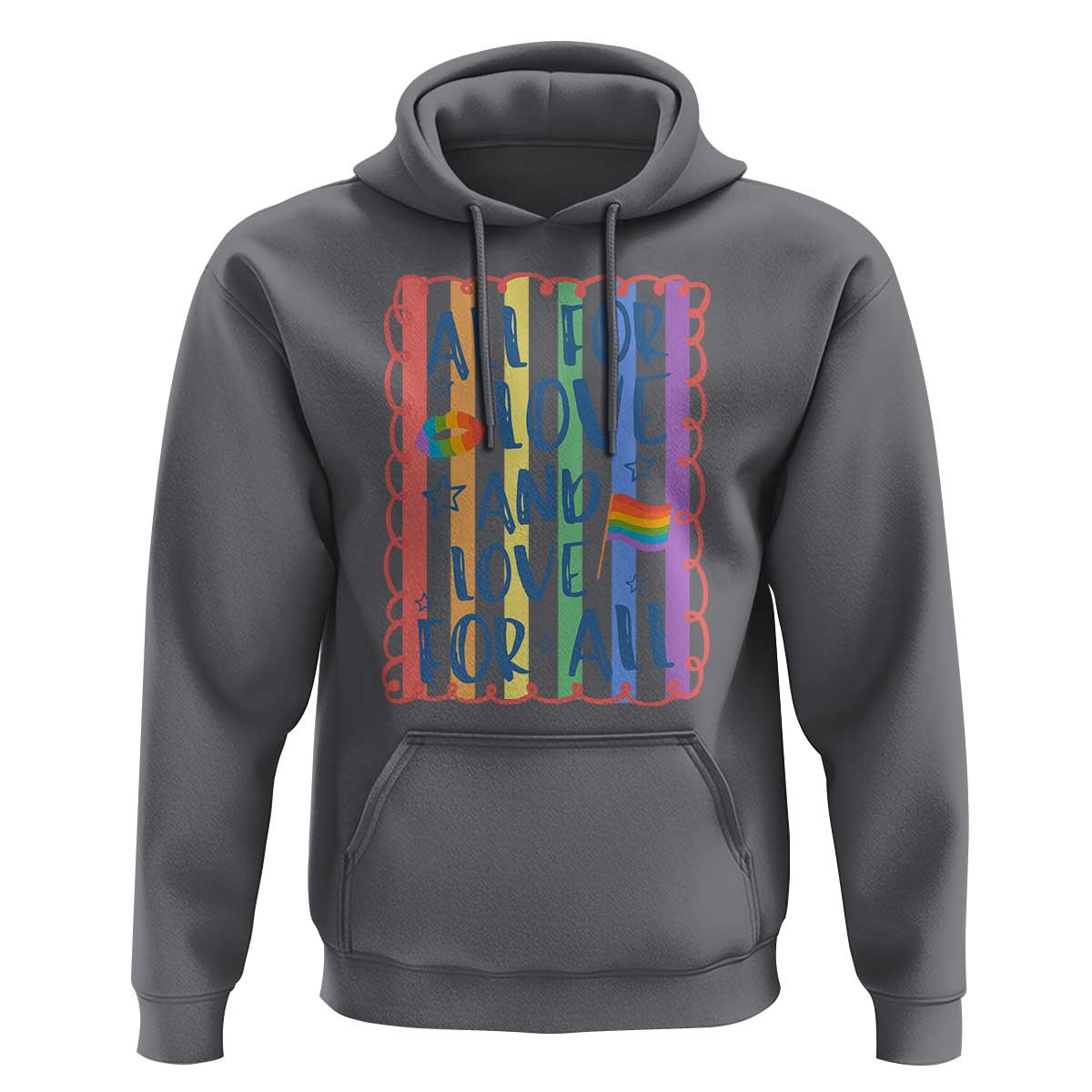 All For Love And Love For All Hoodie Pride Month LGBT Support