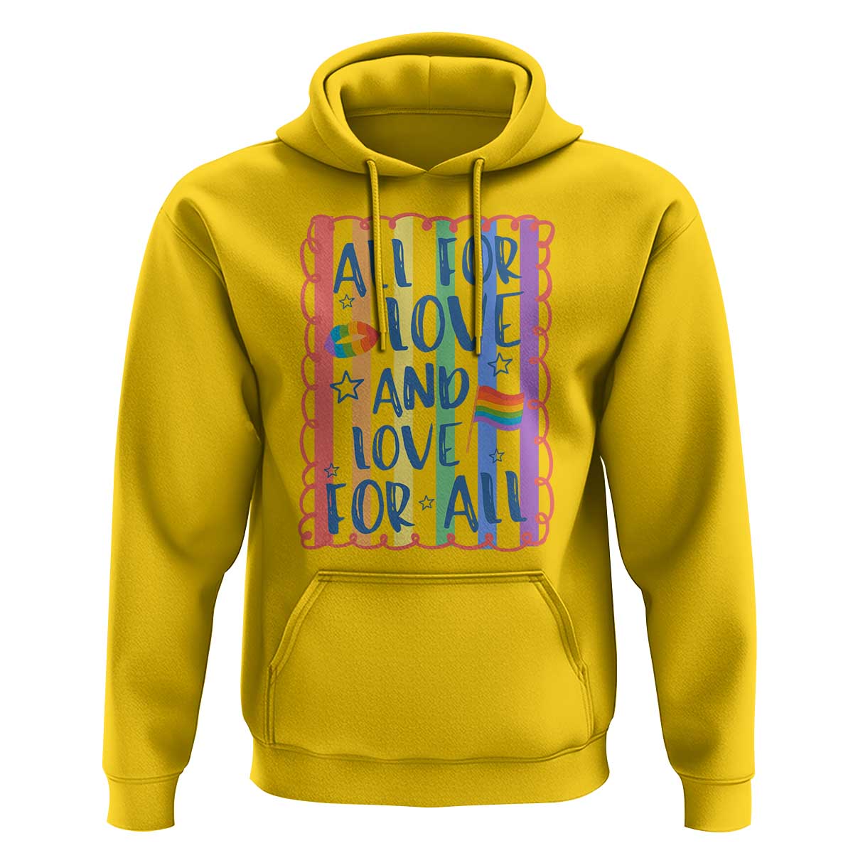 All For Love And Love For All Hoodie Pride Month LGBT Support