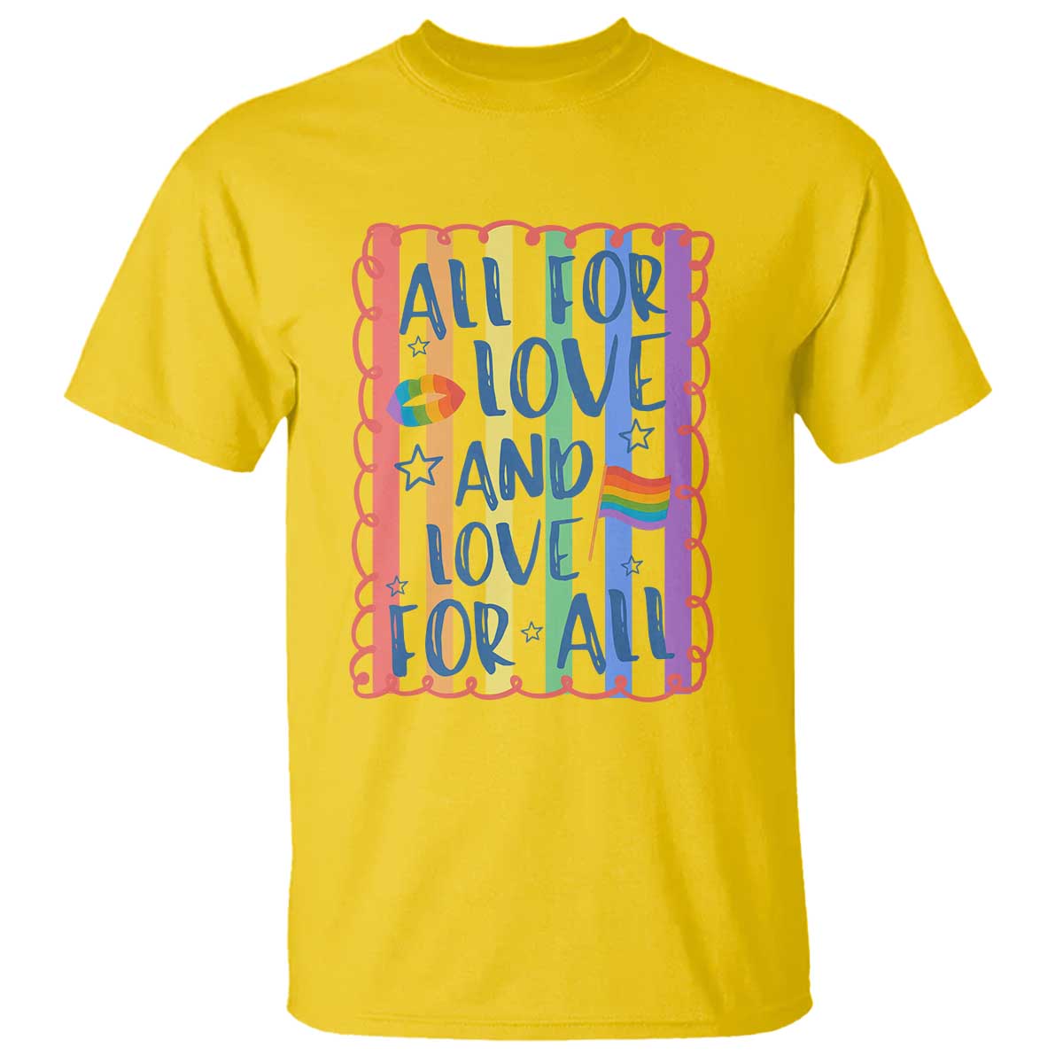 All For Love And Love For All T Shirt Pride Month LGBT Support
