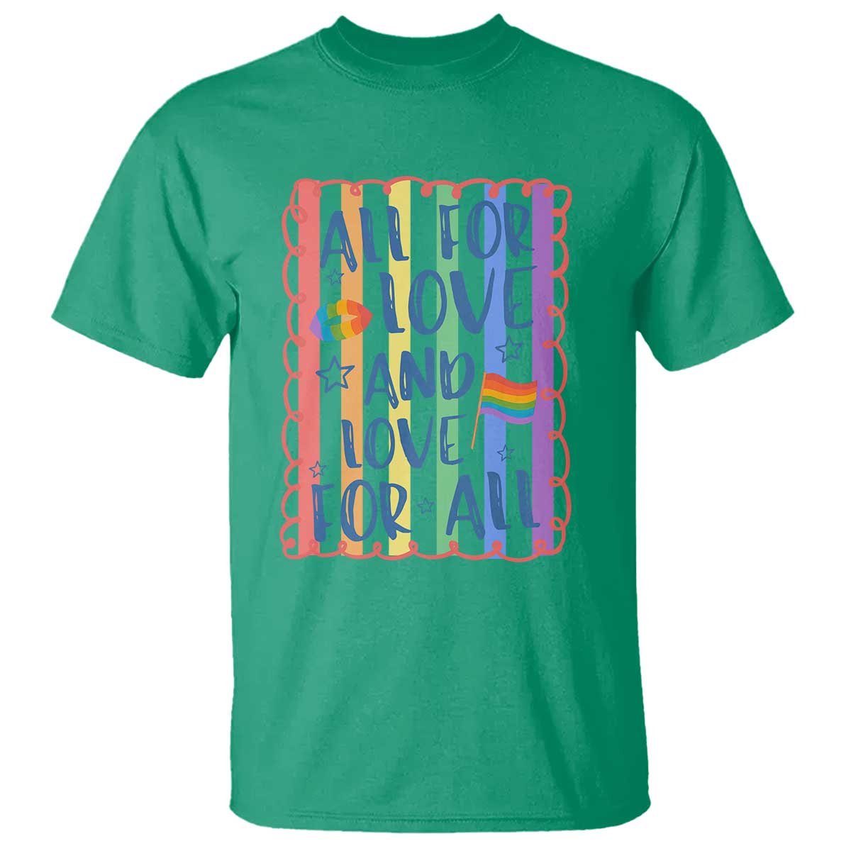 All For Love And Love For All T Shirt Pride Month LGBT Support