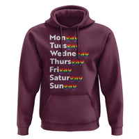 Rainbow Days Of The Week Mongay Tuesgay Hoodie Funny LGBT Pride Month