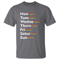 Rainbow Days Of The Week Mongay Tuesgay T Shirt Funny LGBT Pride Month