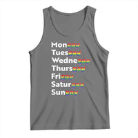 Rainbow Days Of The Week Mongay Tuesgay Tank Top Funny LGBT Pride Month