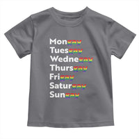 Rainbow Days Of The Week Mongay Tuesgay Toddler T Shirt Funny LGBT Pride Month