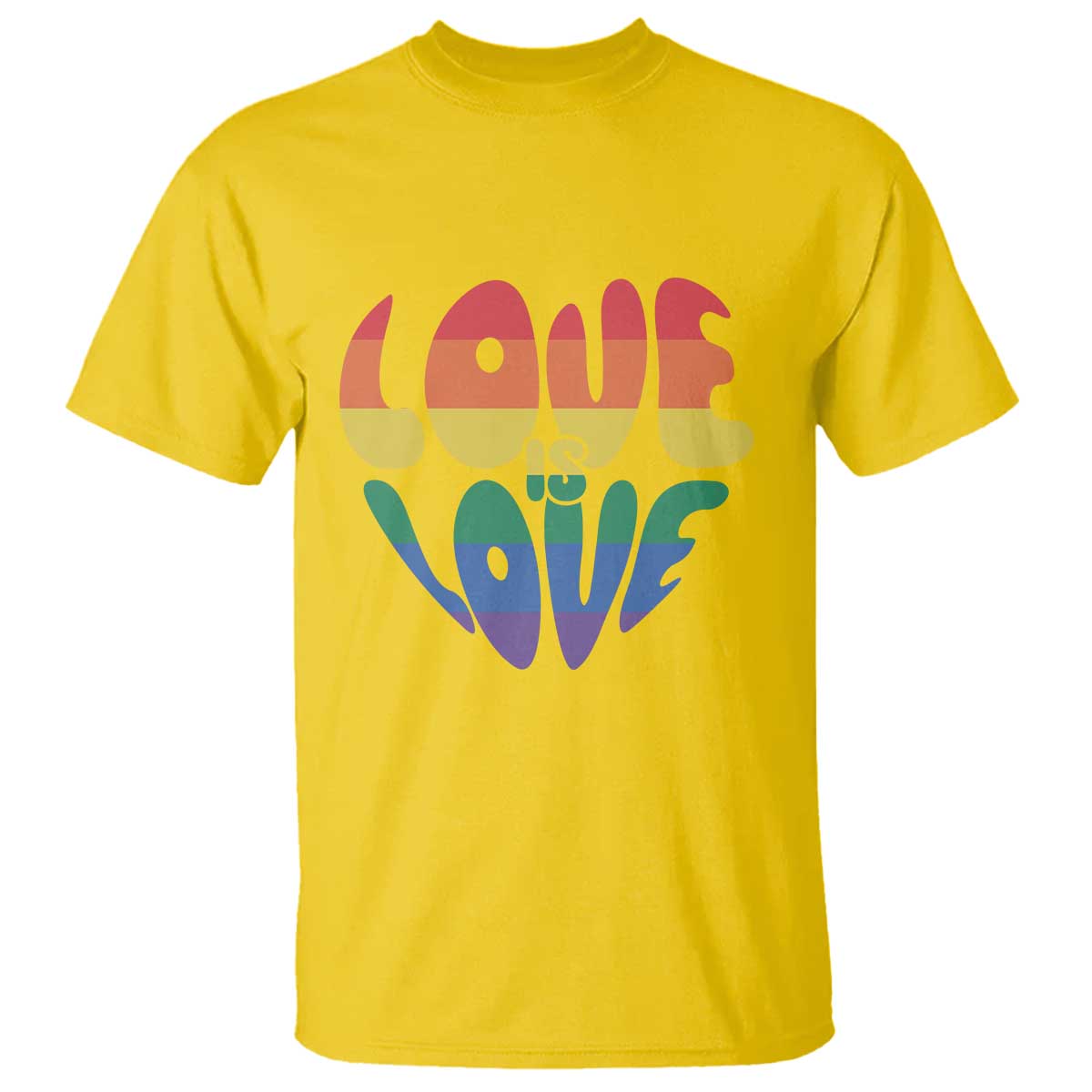 Love Is Love LGBTQ Pride T Shirt Rainbow Flag Community