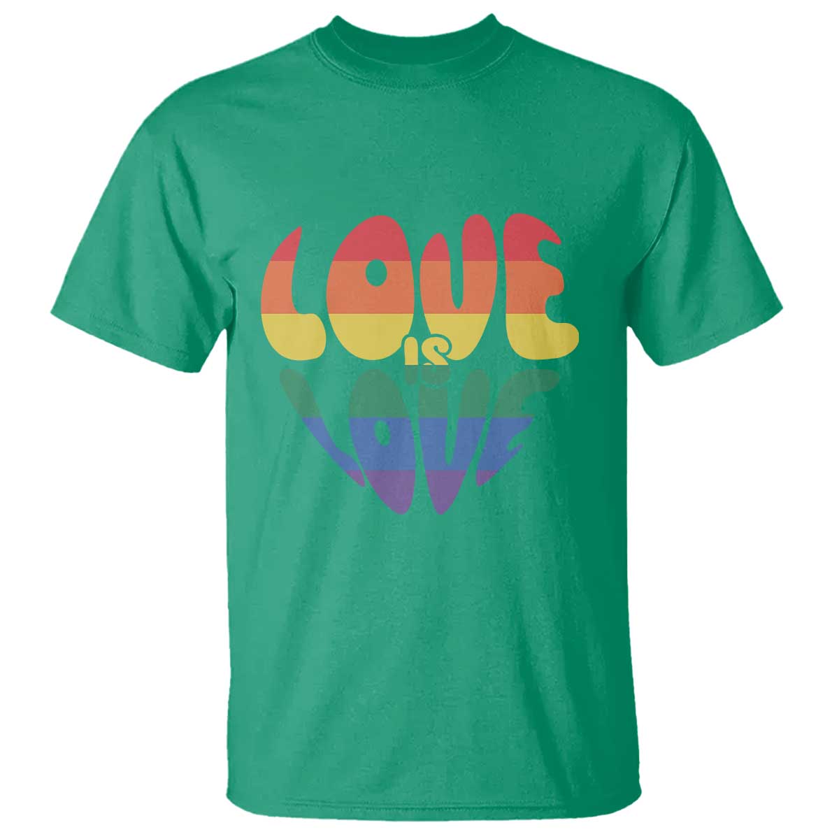 Love Is Love LGBTQ Pride T Shirt Rainbow Flag Community