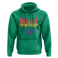 Rainbow Heart Pride Hoodie LGBTQ Support Graphic
