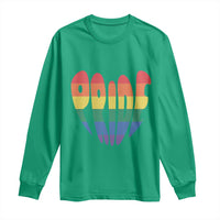 Rainbow Heart Pride Long Sleeve Shirt LGBTQ Support Graphic