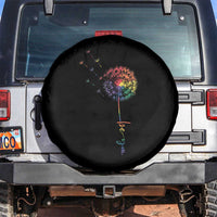 Be You LGBT Rainbow Dandelion Spare Tire Cover Pride Month Support