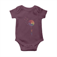 Be You LGBT Rainbow Dandelion Baby Onesie Pride Month Support
