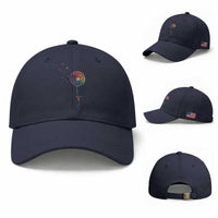 Be You LGBT Rainbow Dandelion Baseball Cap Pride Month Support