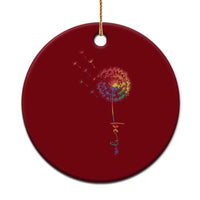 Be You LGBT Rainbow Dandelion Ceramic Ornament Pride Month Support