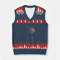 Be You LGBT Rainbow Dandelion V-Neck Knit Sweater Vest Pride Month Support