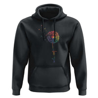 Be You LGBT Rainbow Dandelion Hoodie Pride Month Support