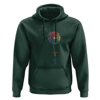 Be You LGBT Rainbow Dandelion Hoodie Pride Month Support