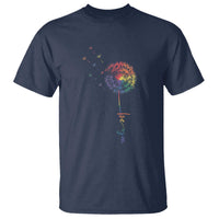 Be You LGBT Rainbow Dandelion T Shirt Pride Month Support