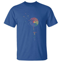 Be You LGBT Rainbow Dandelion T Shirt Pride Month Support