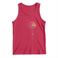 Be You LGBT Rainbow Dandelion Tank Top Pride Month Support